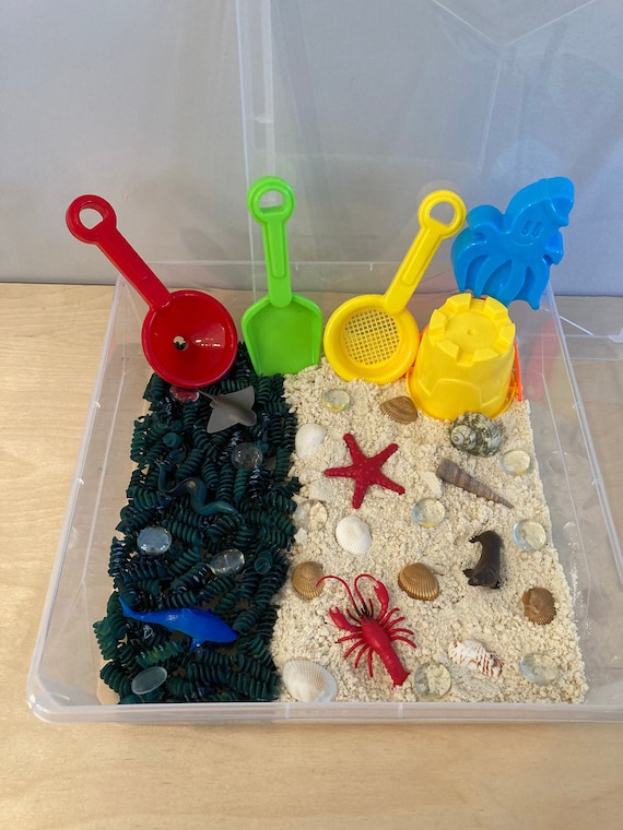 Beach Sensory Bin