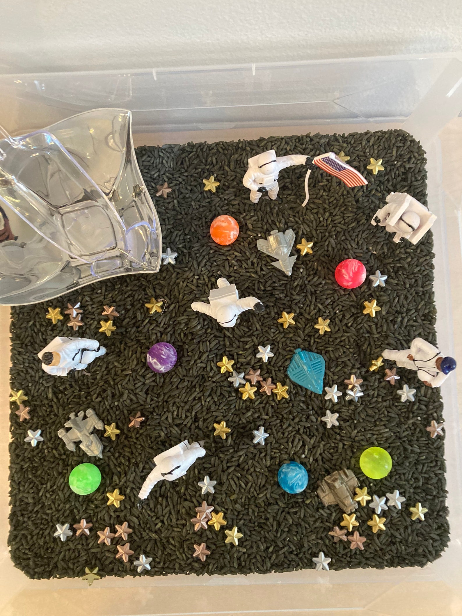 Space Sensory Bin Etsy