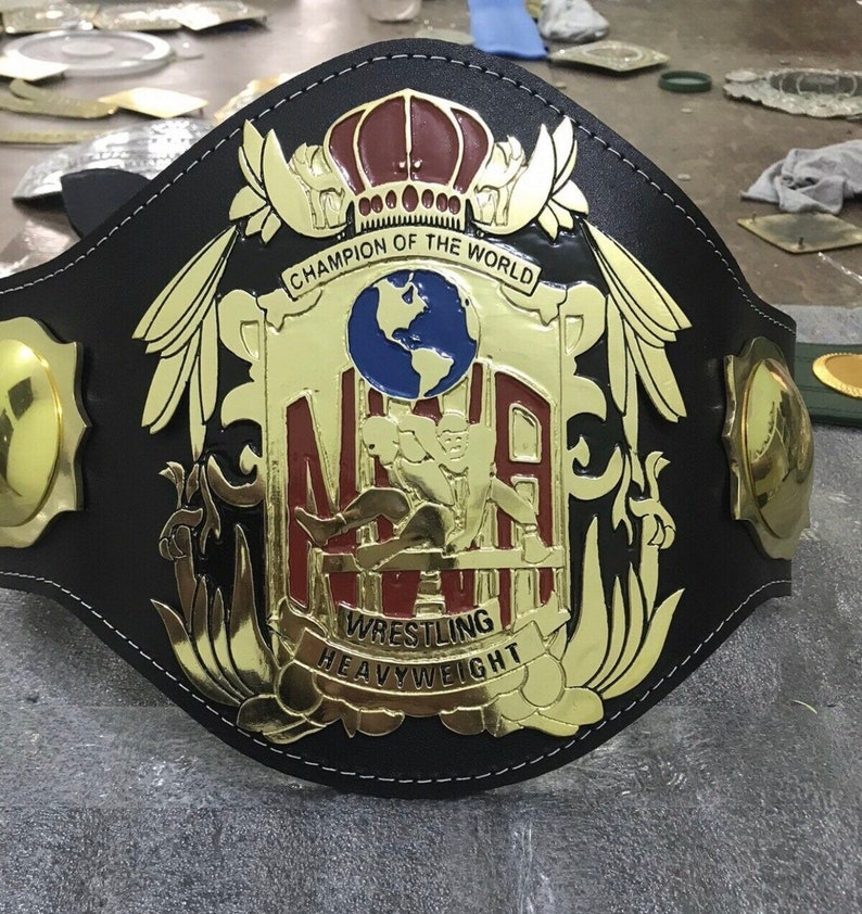 NWA Old School Wrestling Championship Belt Replica | Etsy