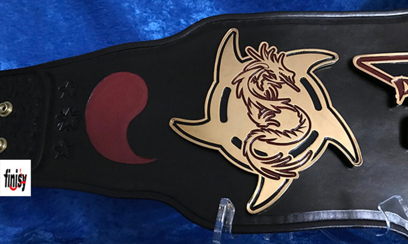 Red Dragon Martial Arts Championship Belt Replica Etsy
