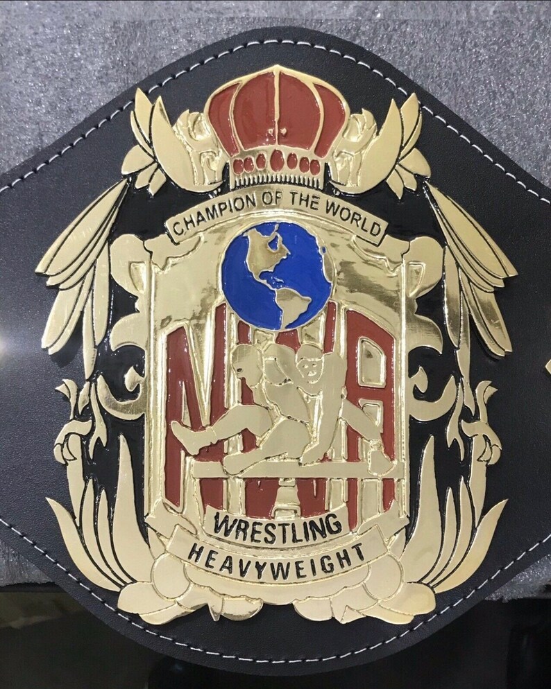 NWA Old School Wrestling Championship Belt Replica Etsy