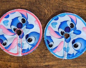 G Tube Pad--Blue Alien*listing is for 1(ONE) pad, there are multiple thread color options,  character placement varies*
