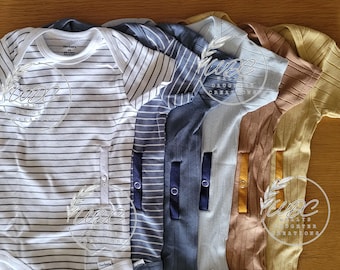 Gerber Onesies Short sleeve GTube adapted left side.