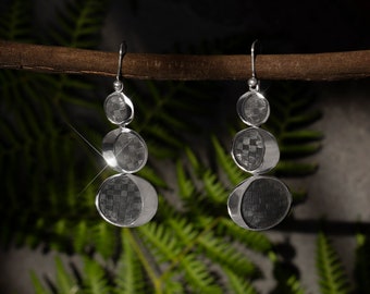 Moon Earrings, Esoteric jewelry, Woman Symbol, Silver Magic Earring,Statement Earring,Protection Symbol, Esoteric Earring,Holistic Jewelry,,