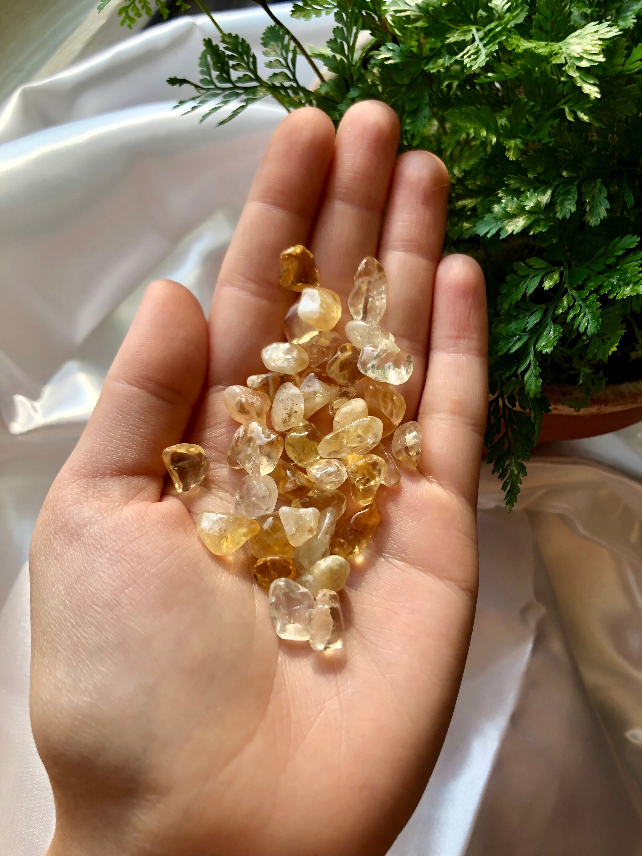 Cristal Citrino Natural / Citrino Caído / Cristales y Piedras | Etsy