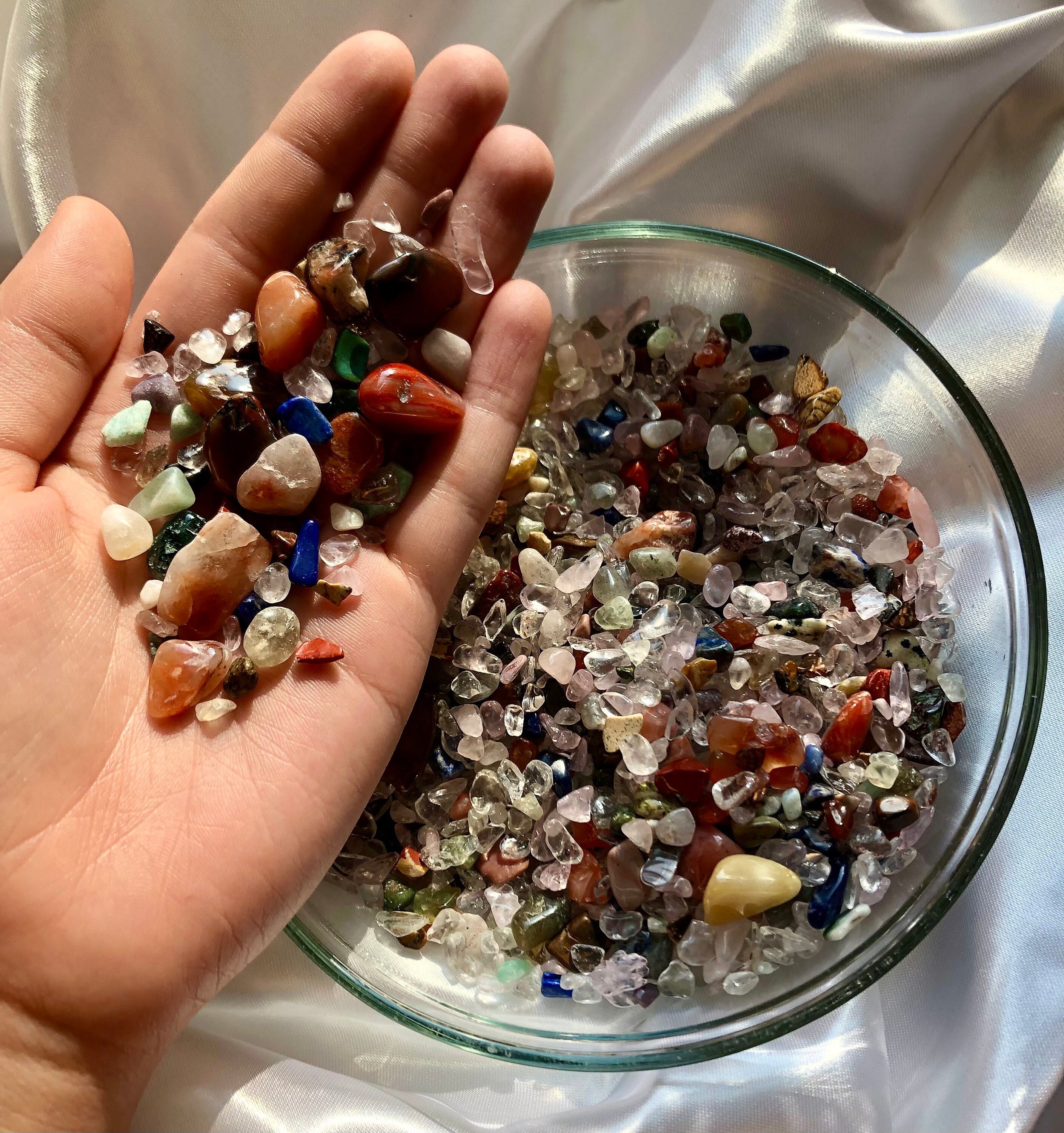 Crystal Confetti Scoop by Weight Assorted Crystals Etsy