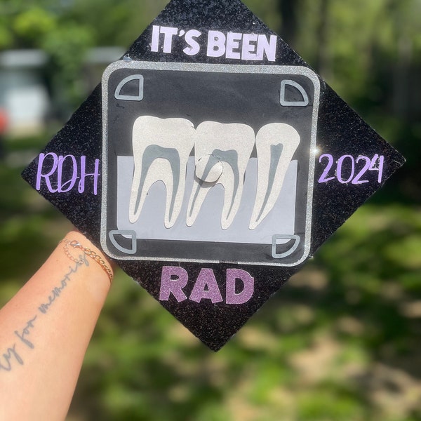 Custom Graduation Cap Toppers 9.38 by 9.38 inches