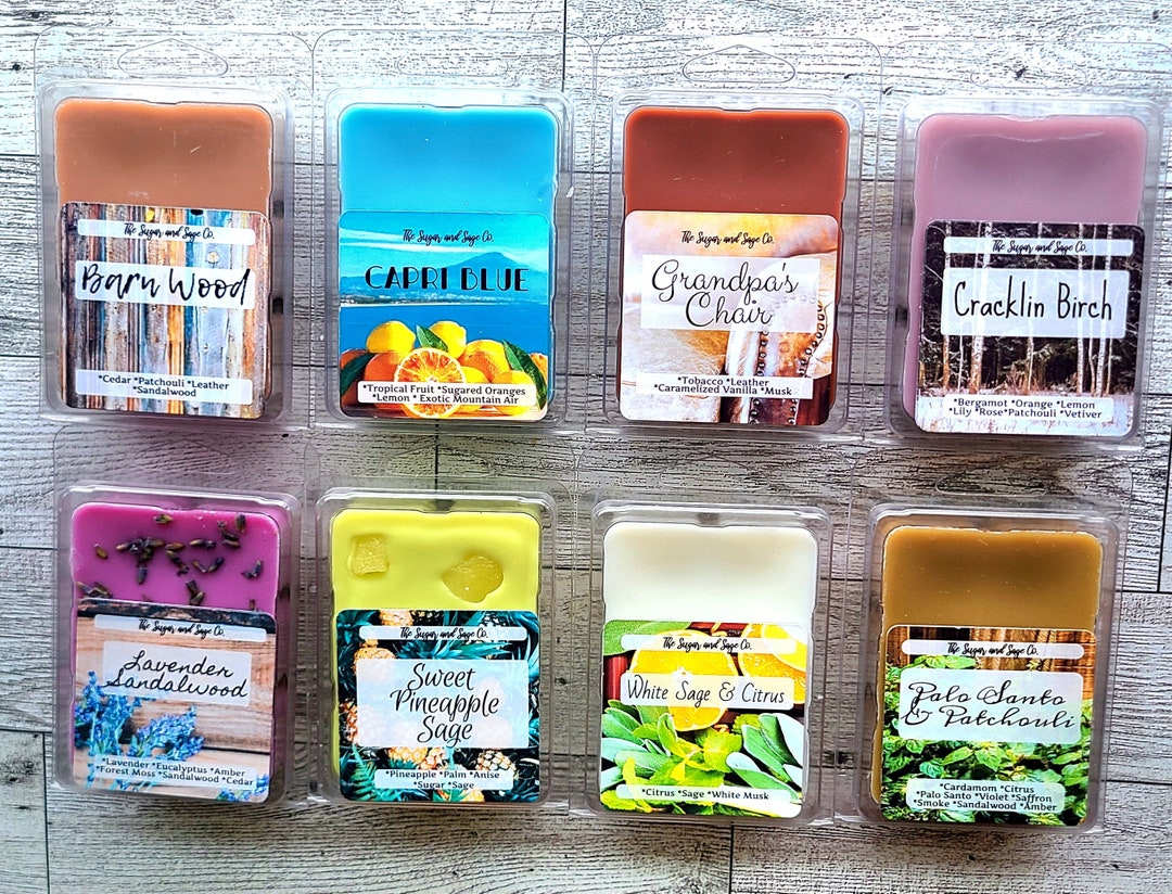 EARTHY MASCULINE Wax Melts STRONG Scented Scents for Men Herbal Scents