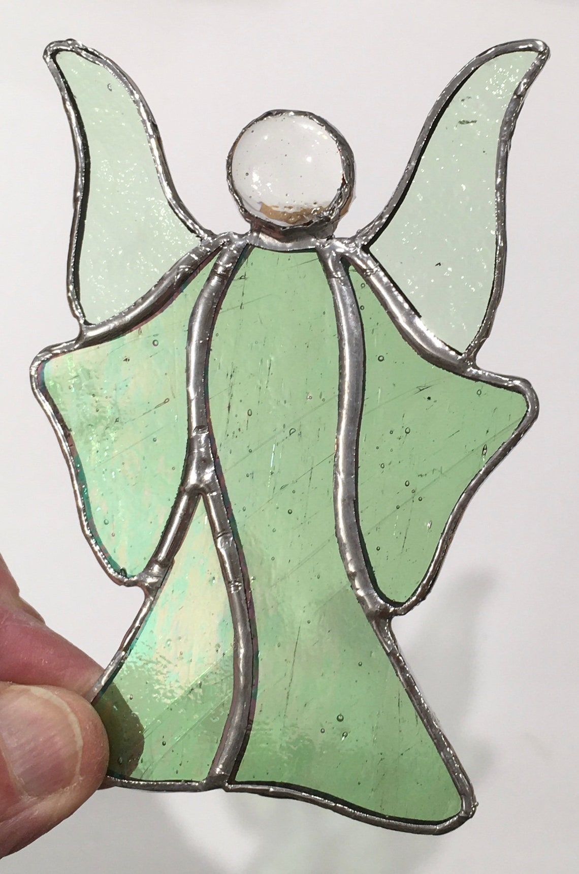 Stained Glass Christmas Angels Etsy UK