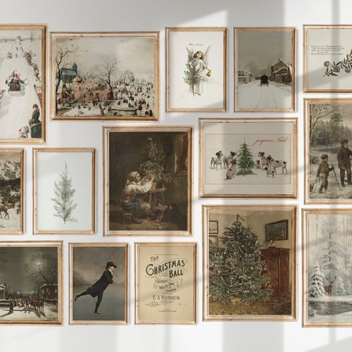 Country Farmhouse Autumn Gallery Wall Art Set PRINTABLE Etsy