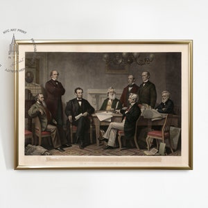 The First Reading of the Emancipation Proclamation before the Cabinet