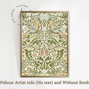 Set van 12 William Morris-posters voor aan de muur, vintage tentoonstellingsposters, William Morris-poster, botanische muurdecoratie, bloemenpatroon, WM01 afbeelding 9