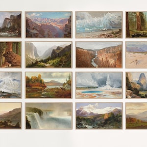 National Parks Samsung Frame TV Art Set of 16, US Parks Frame TV Art Bundle, National Parks Collection| National Parks Painting Art  PTV01