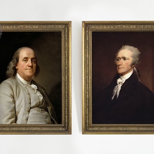 (left) Benjamin Franklin
(right) Alexander Hamilton