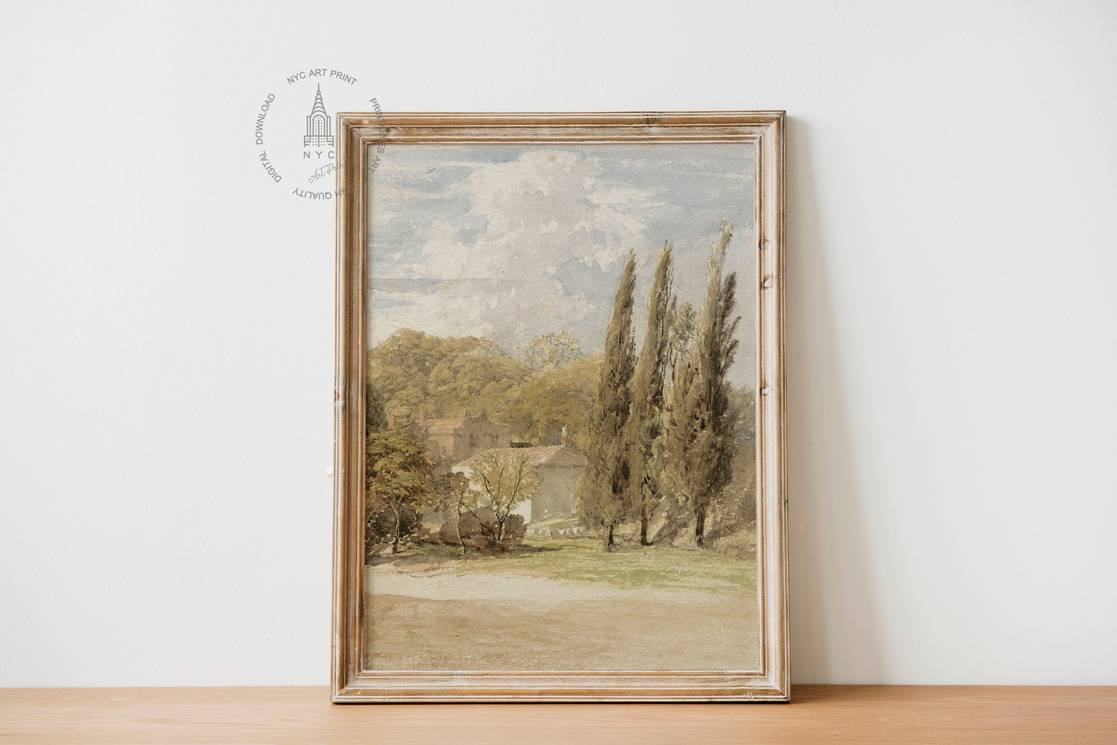 Vintage French Country Gallery Wall Set of 9, French Cottage Landscape ...