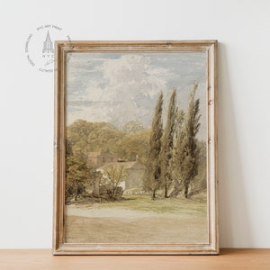 Vintage French Country Gallery Wall Set of 9, French Cottage Landscape ...