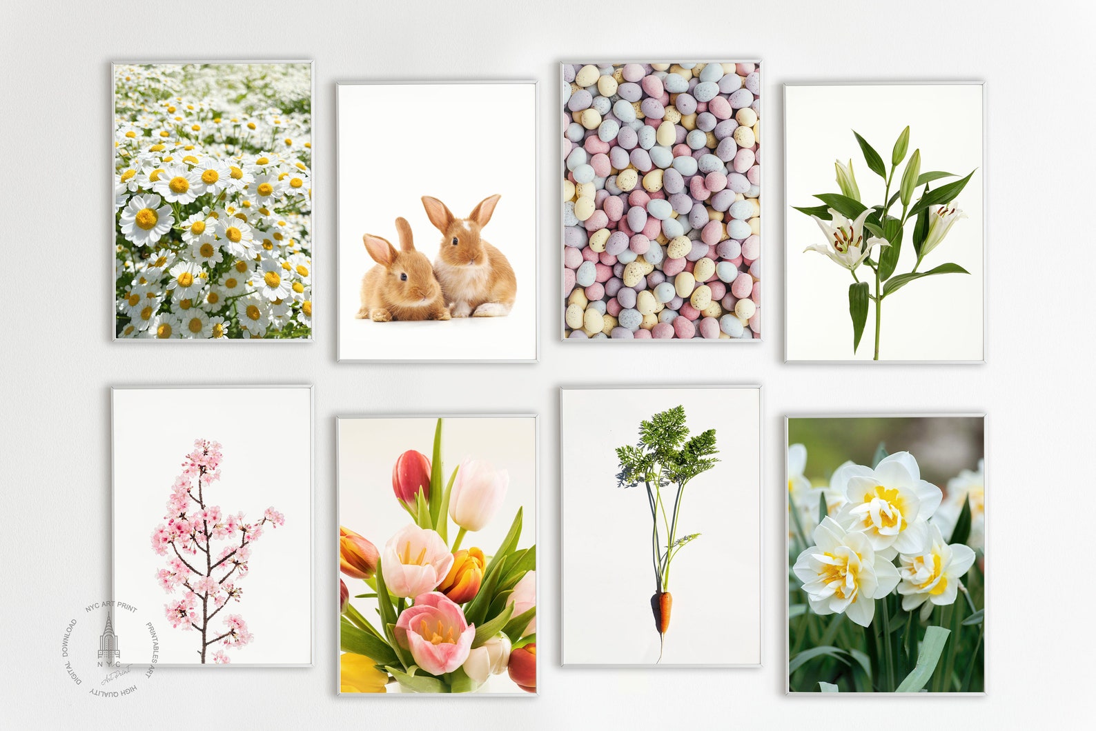 Spring Prints For Spring Spring Gallery Wall Set of 32, Spring Poster, Spring Wall Art, Spring ...