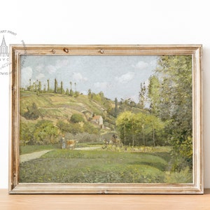 Vintage French Country Gallery Wall Set of 9, French Cottage Landscape ...