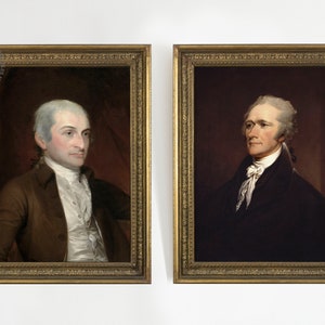 (left)  John Jay
(right) Alexander Hamilton