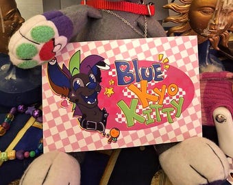BlueKyoKitty Print - Sparkledog