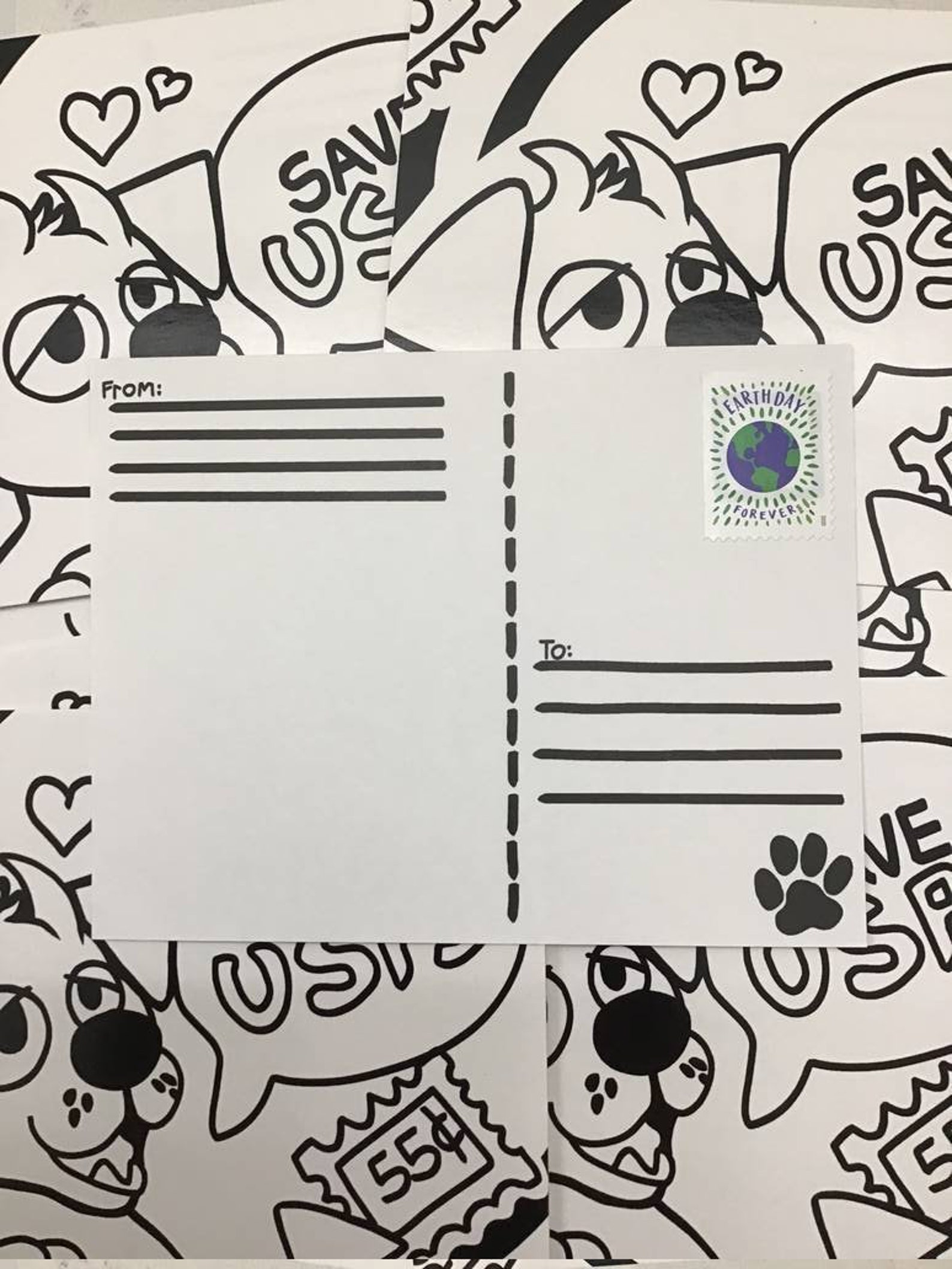 Two prestamped SAVE USPS postcards Etsy