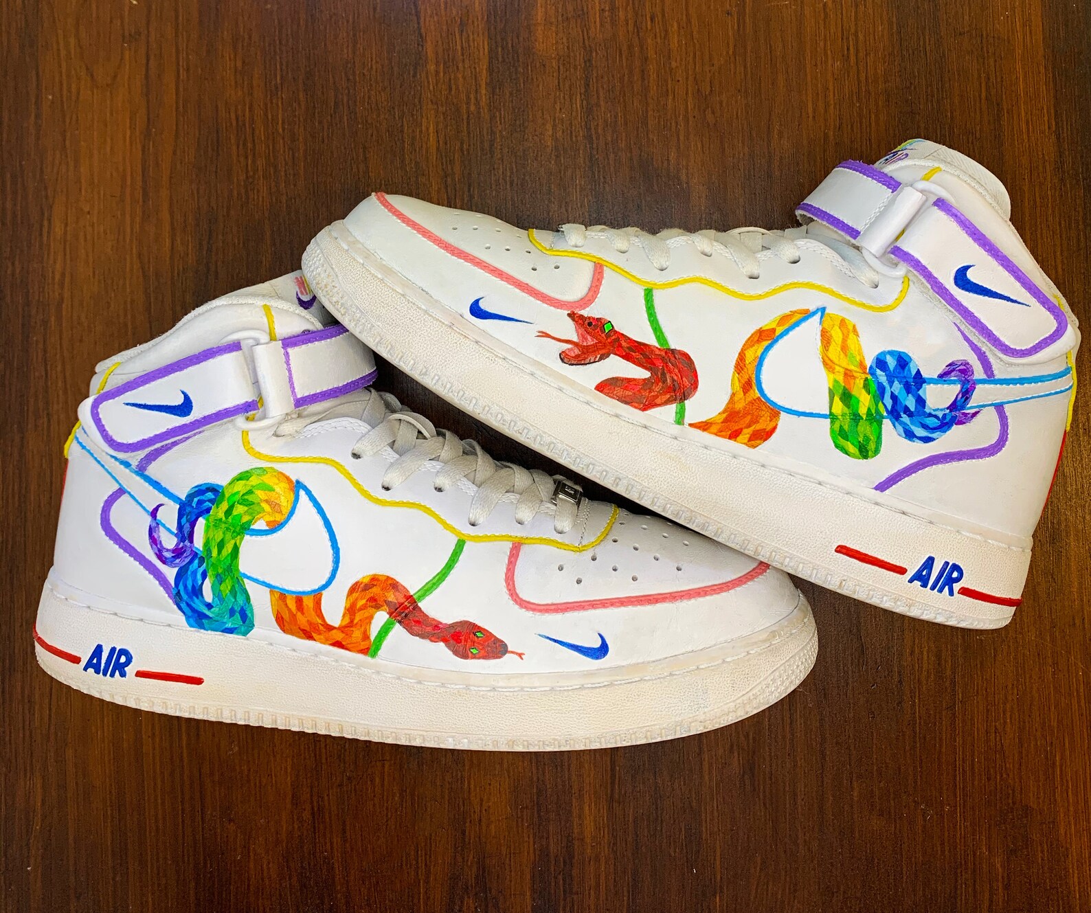 Rainbow Snake Custom Air Force One | Etsy