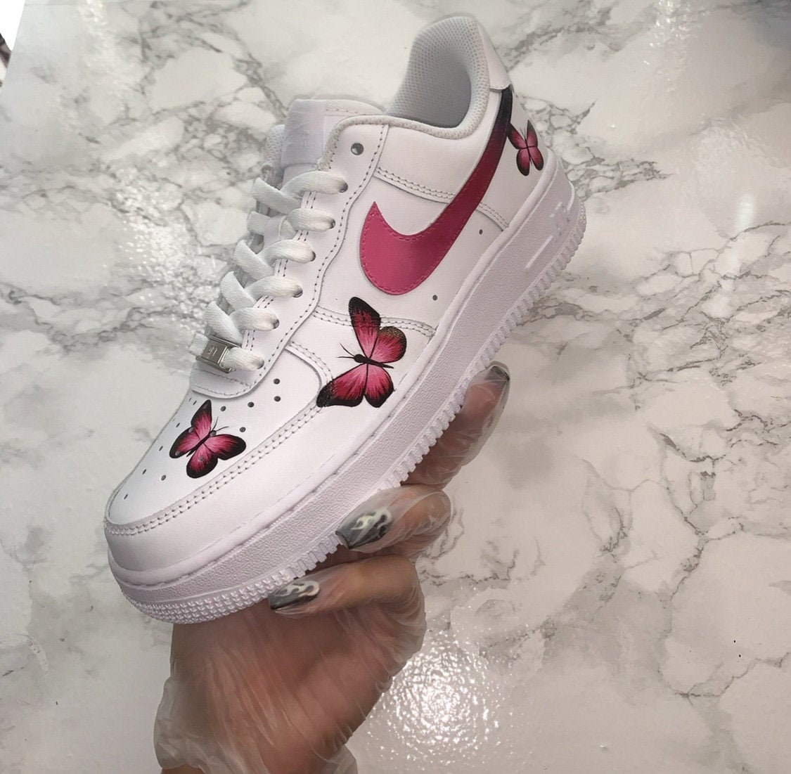 custom air force 1 butterfly