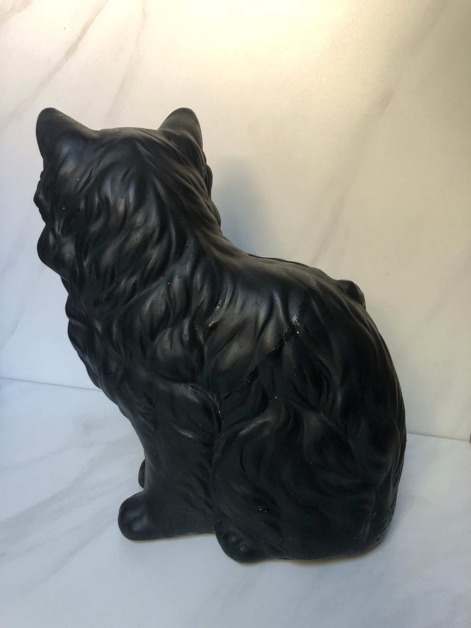 Vintage 1972 black cat piggy bank a.n brooks corp merchandise Etsy