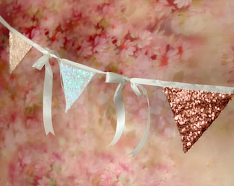 Wedding decorations, Sequin bunting, wedding bunting, special occasions bunting, birthday decorations