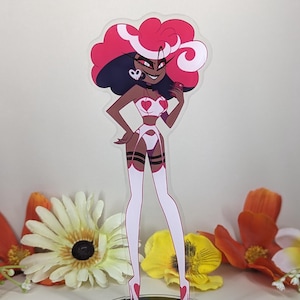 LAST CHANCE--Velvette Acrylic stand Hazbin