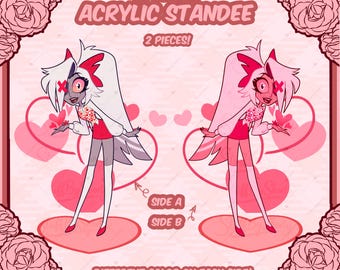 Hazbin Hotel Standee Acrylic--Vaggie IN HAND