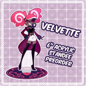 Velvette Standee Hazbin Hotel Preorder