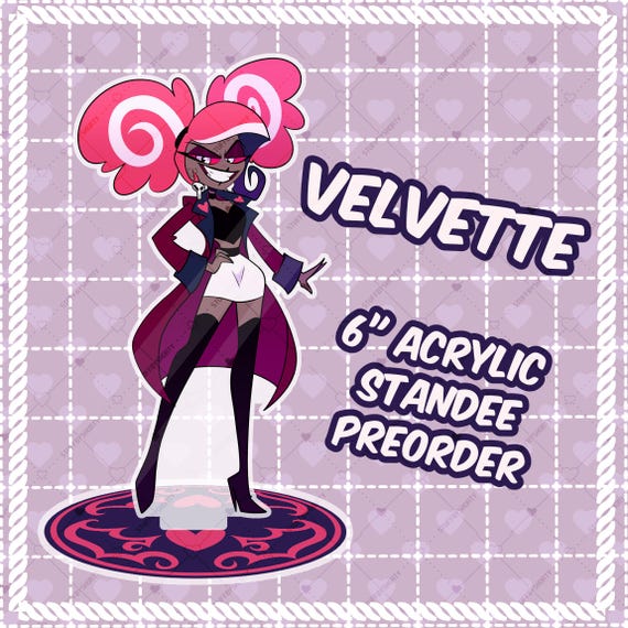 Velvette Standee Hazbin Hotel - Etsy