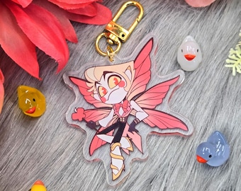 Acrylic keychain lucifer Hazbin Hotel