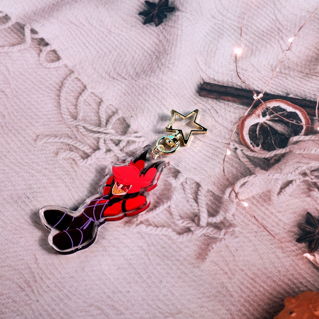 Keychain Alastor Hazbin Hotel Preorder - Etsy