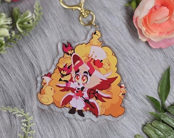 Acrylic keychain lucifer Hazbin Hotel