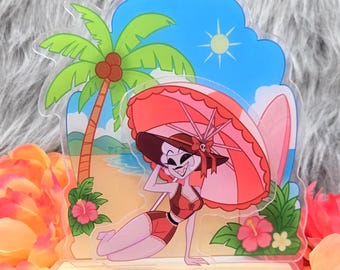 Hazbin Hotel summer Rosie standee