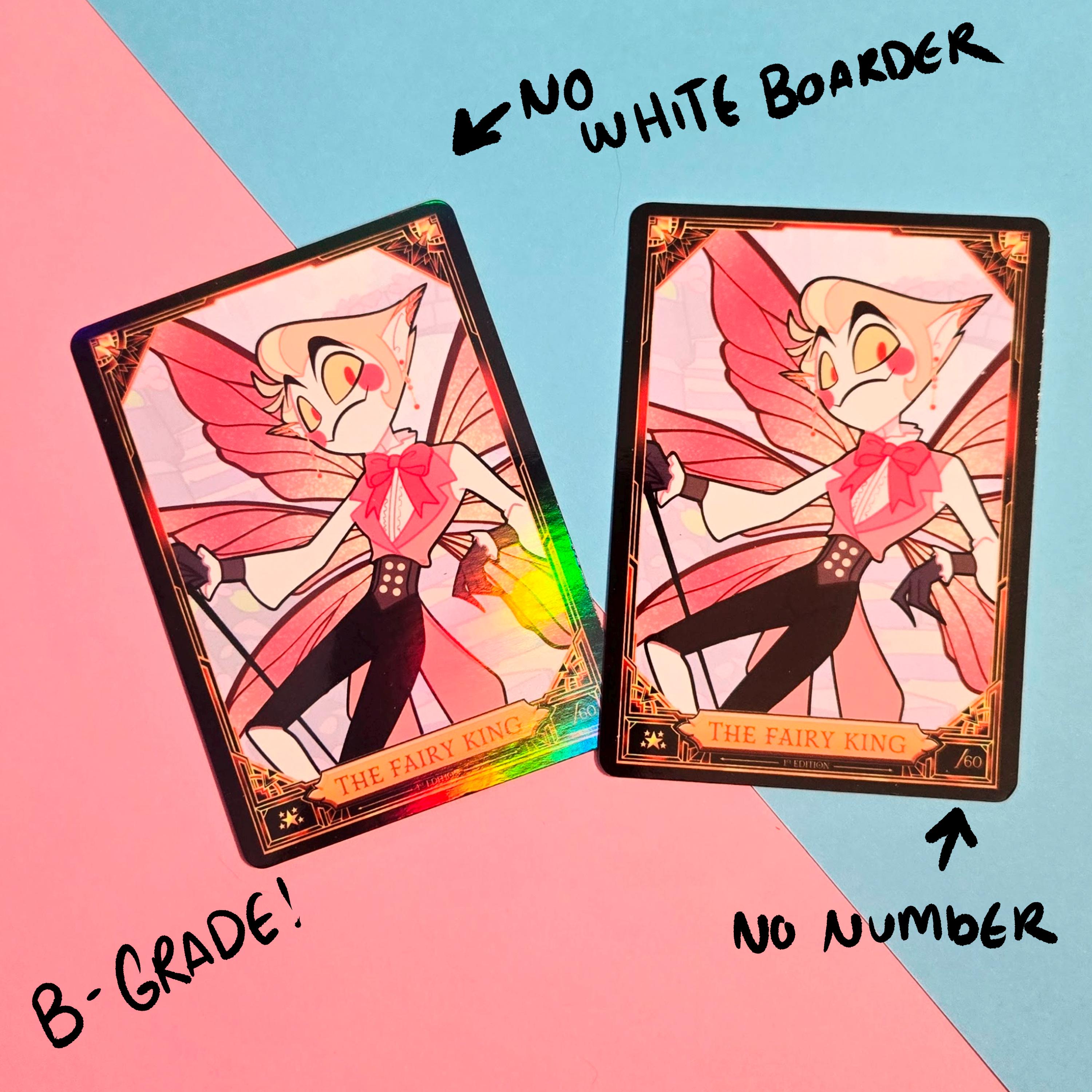 Hazbin Hotel Lucifer Fan Trading Cards - Etsy