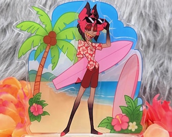 Hazbin Hotel summer Alastor standee
