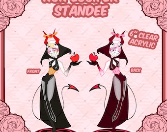 EN MANO Hazbin Hotel Standee Acrílico--Monja Lucifer