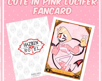 IN HAND Hazbin Hotel Lucifer Fan Trading Card