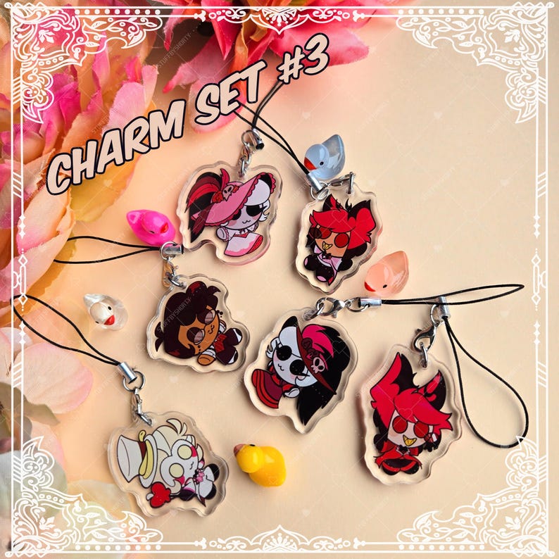 Hazbin Hotel Charm Set Four - Etsy