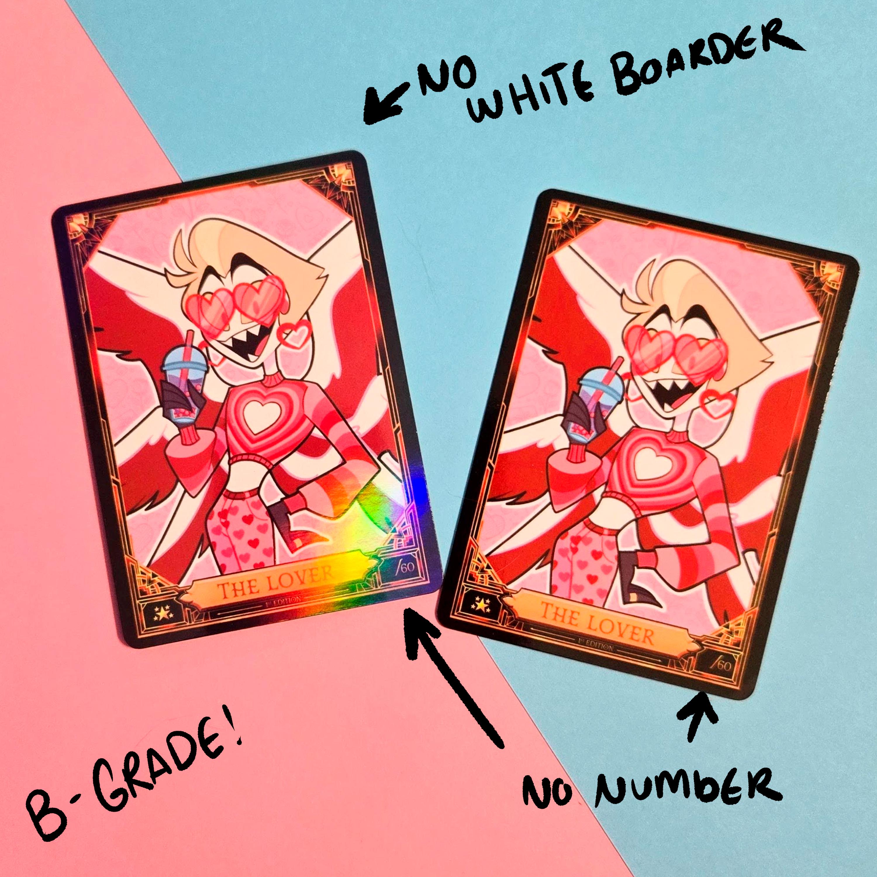 Hazbin Hotel Lucifer Fan Trading Cards - Etsy