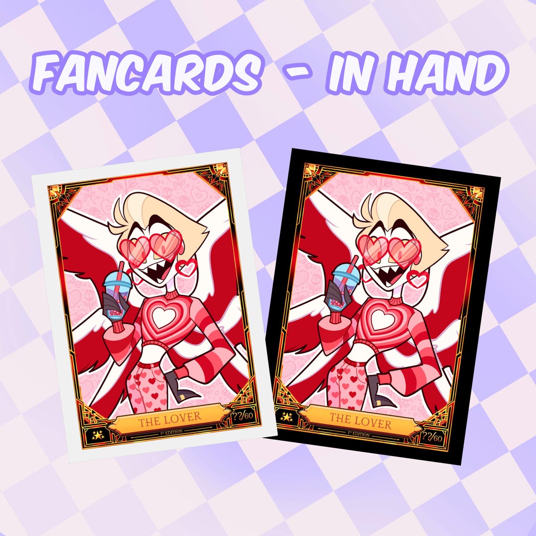 Hazbin Hotel Lucifer Fan Trading Cards - Etsy
