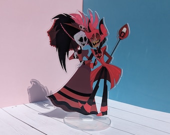 Hazbin Hotel Standee Rosie y alastor