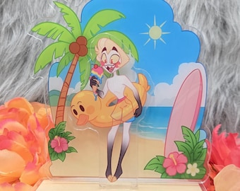Hazbin Hotel summer Lucifer standee