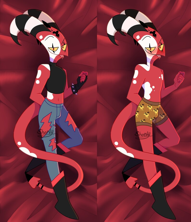 Helluva Boss Blitzo Body Pillow Preorder Etsy Israel