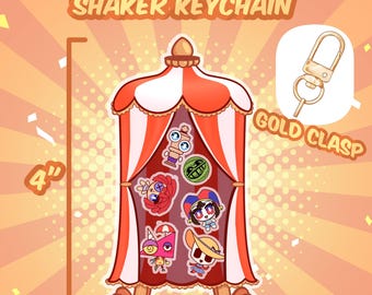 The Amazing Digital Circus Shaker keychain PREORDER