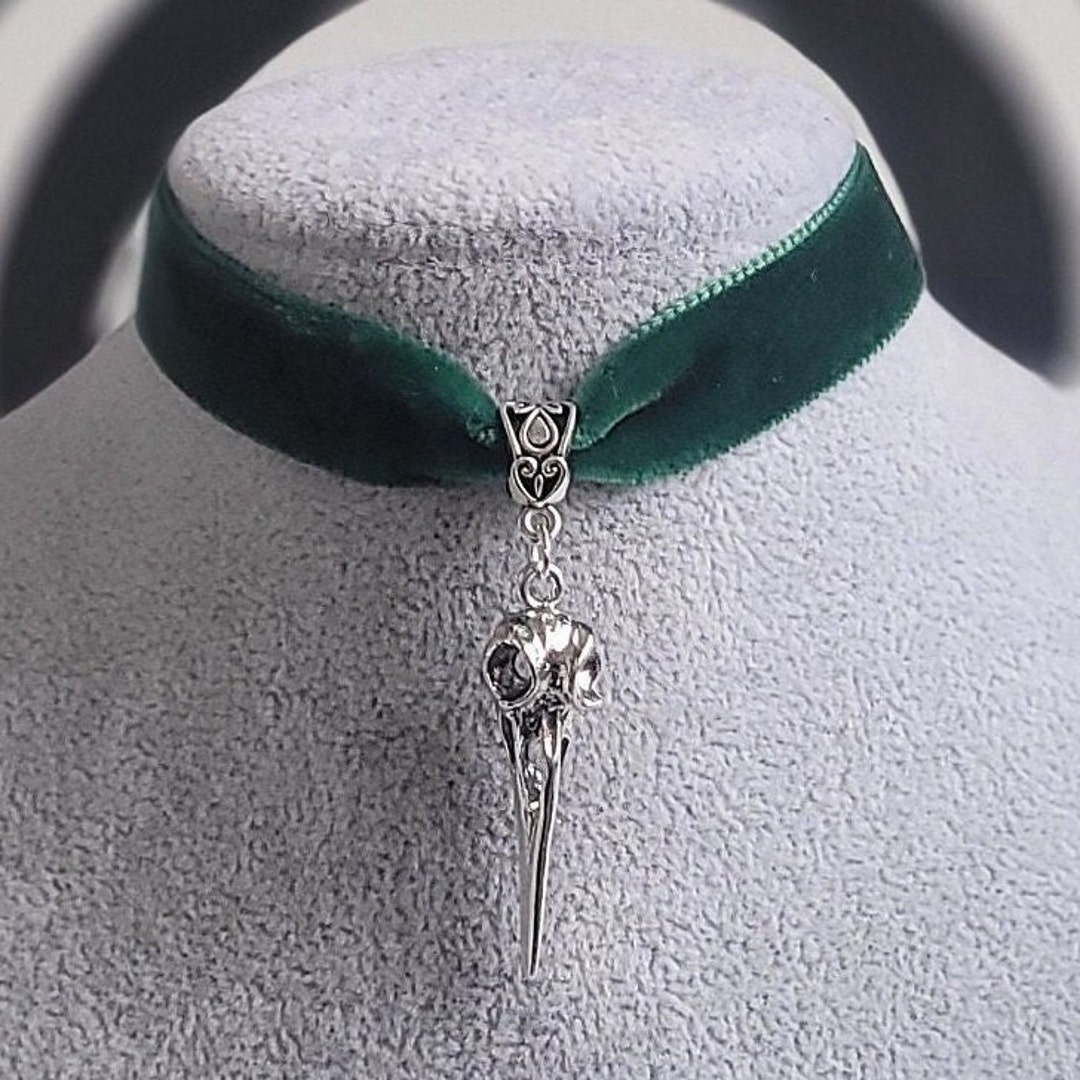 Cuore gotico croce uccello teschio collana gioielli Design Dark Art Goth estetica ciondola collana per regali Punk ragazza alternativa