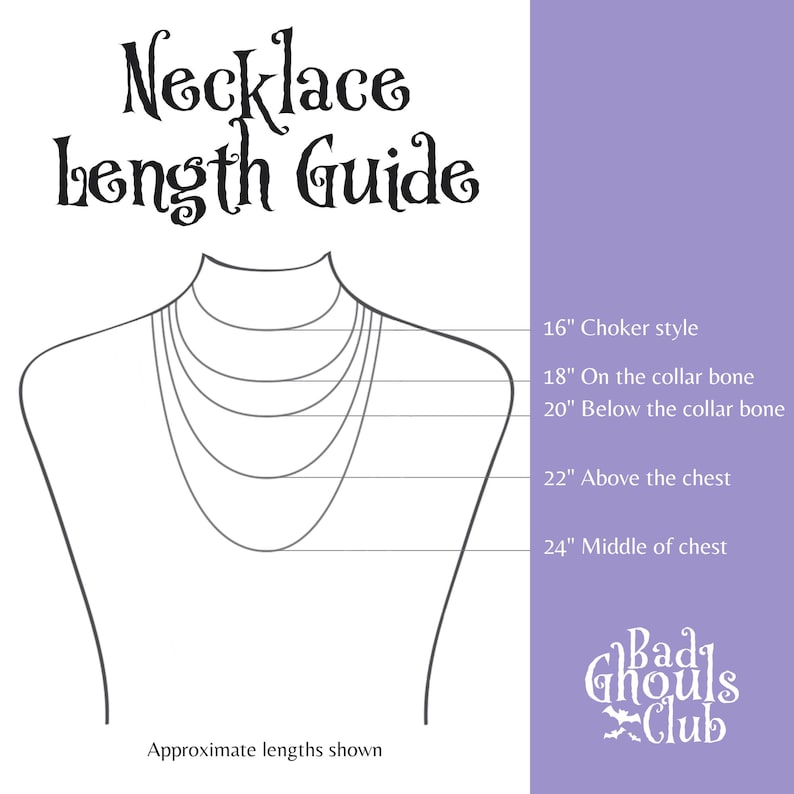 the necklace length guide